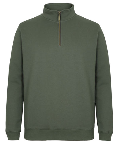 C of C Brass 1/2 Zip Sweat