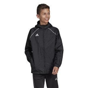 Youth Core Rain Jacket - Black/White