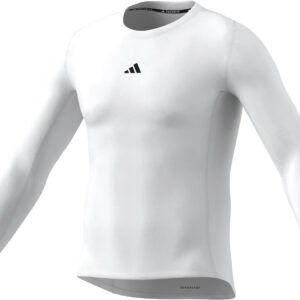 Techfit Longsleeve Compression Top - White