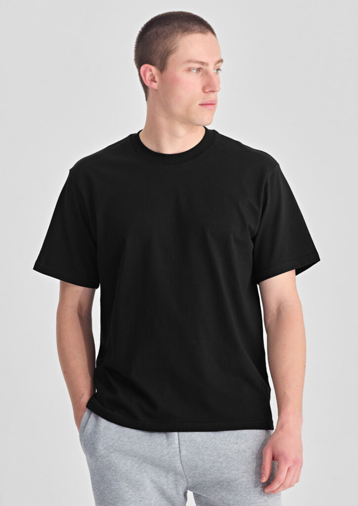 Black Mens Everyday Short Sleeve Box Tee A TAw9BwC - Home
